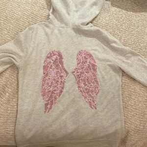 Victoria’s Secret wings zip up hoodie